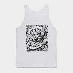 Sacred Lotus and Hidden Dragon Tank Top